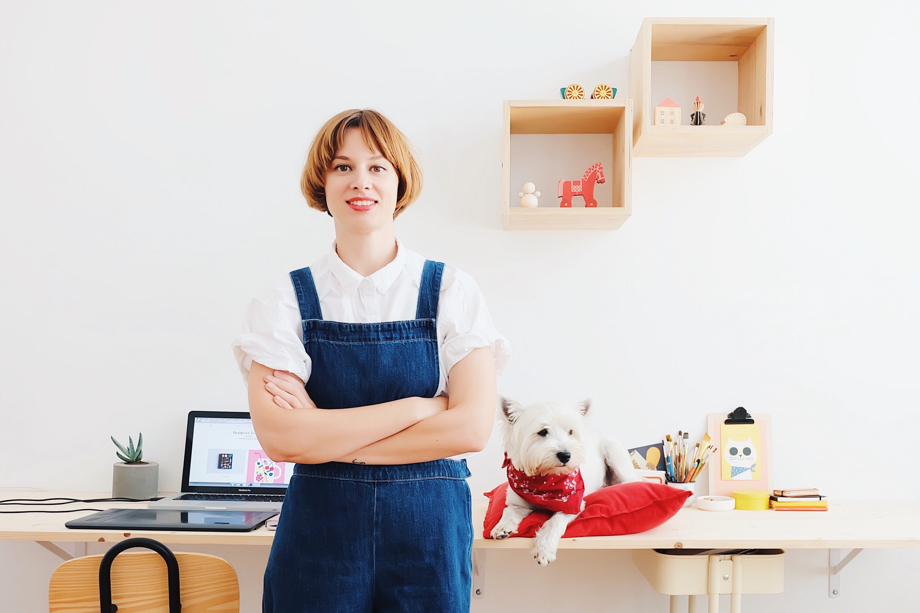 Ekaterina e Cheva il Westie